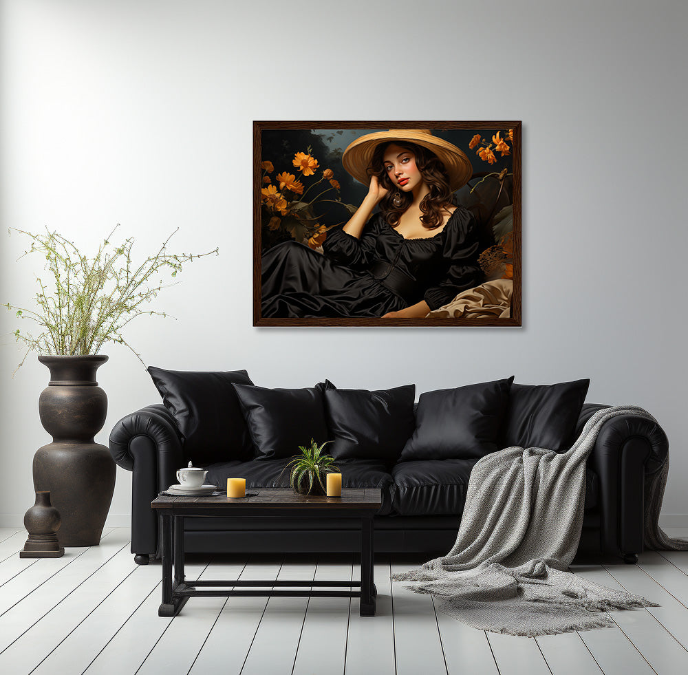 The lady in the Garden