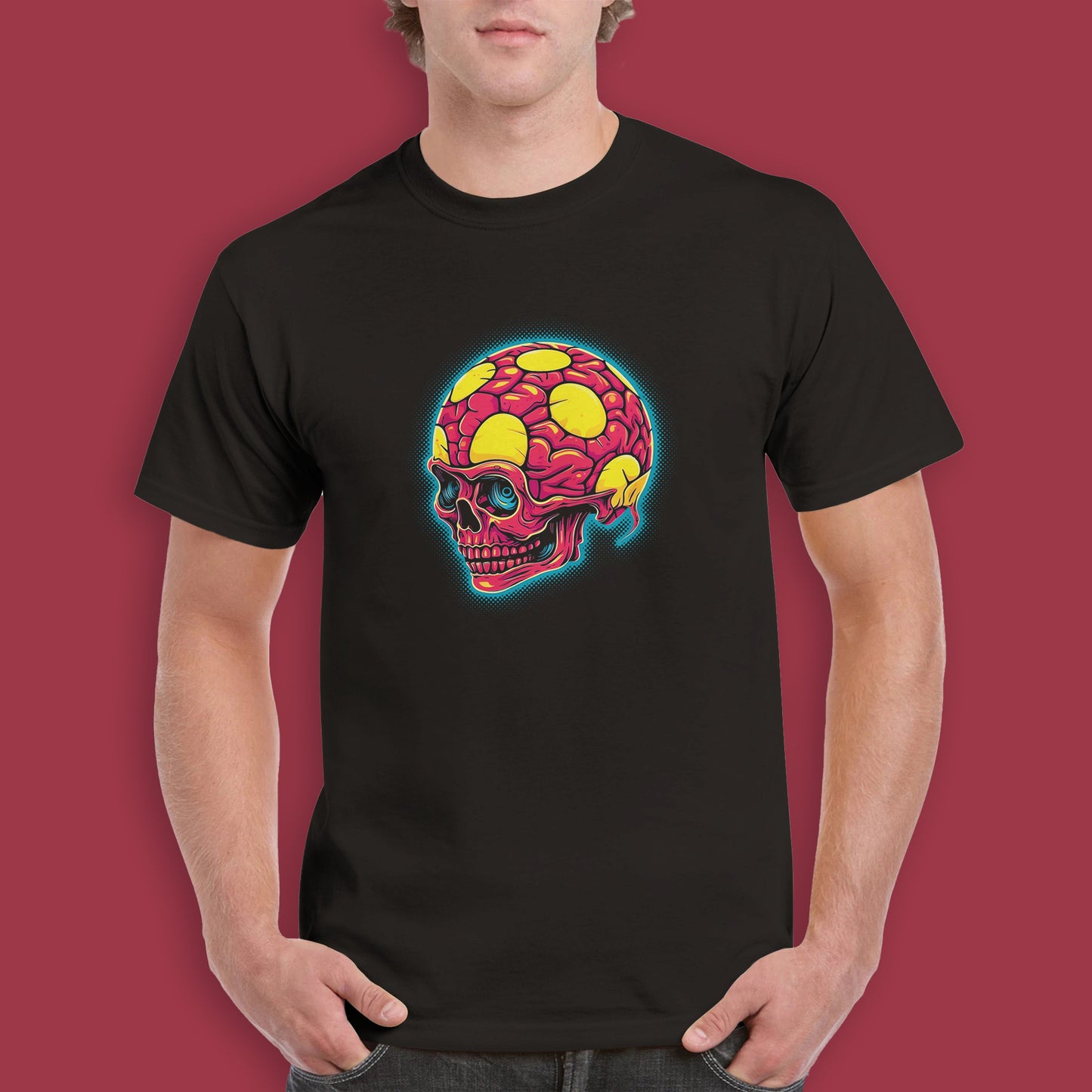 Glowing Red Skull