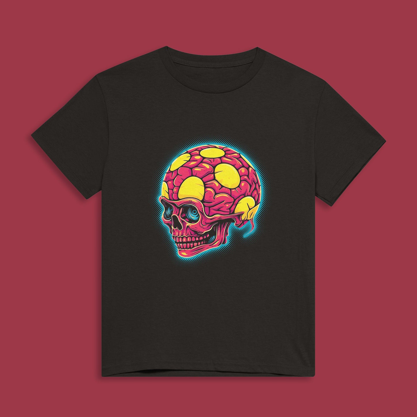 Glowing Red Skull