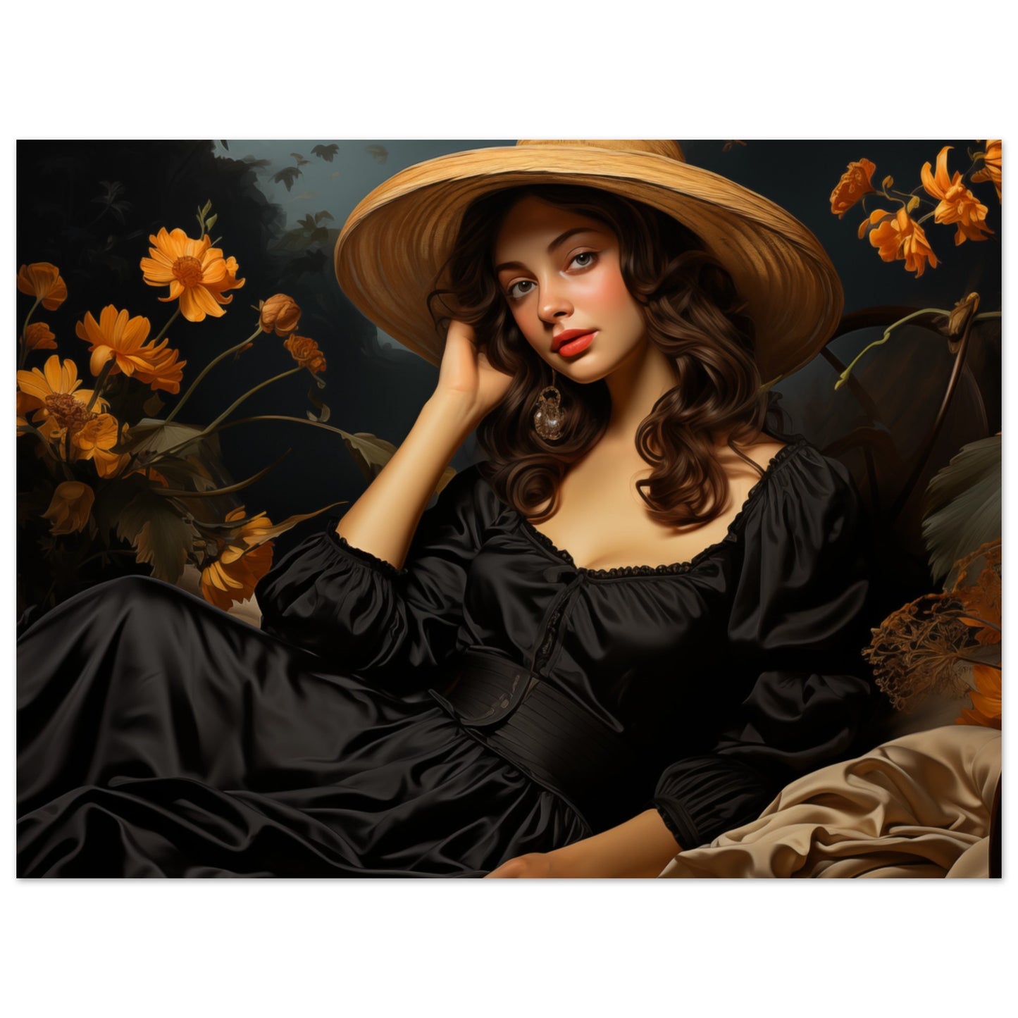 The lady in the Garden