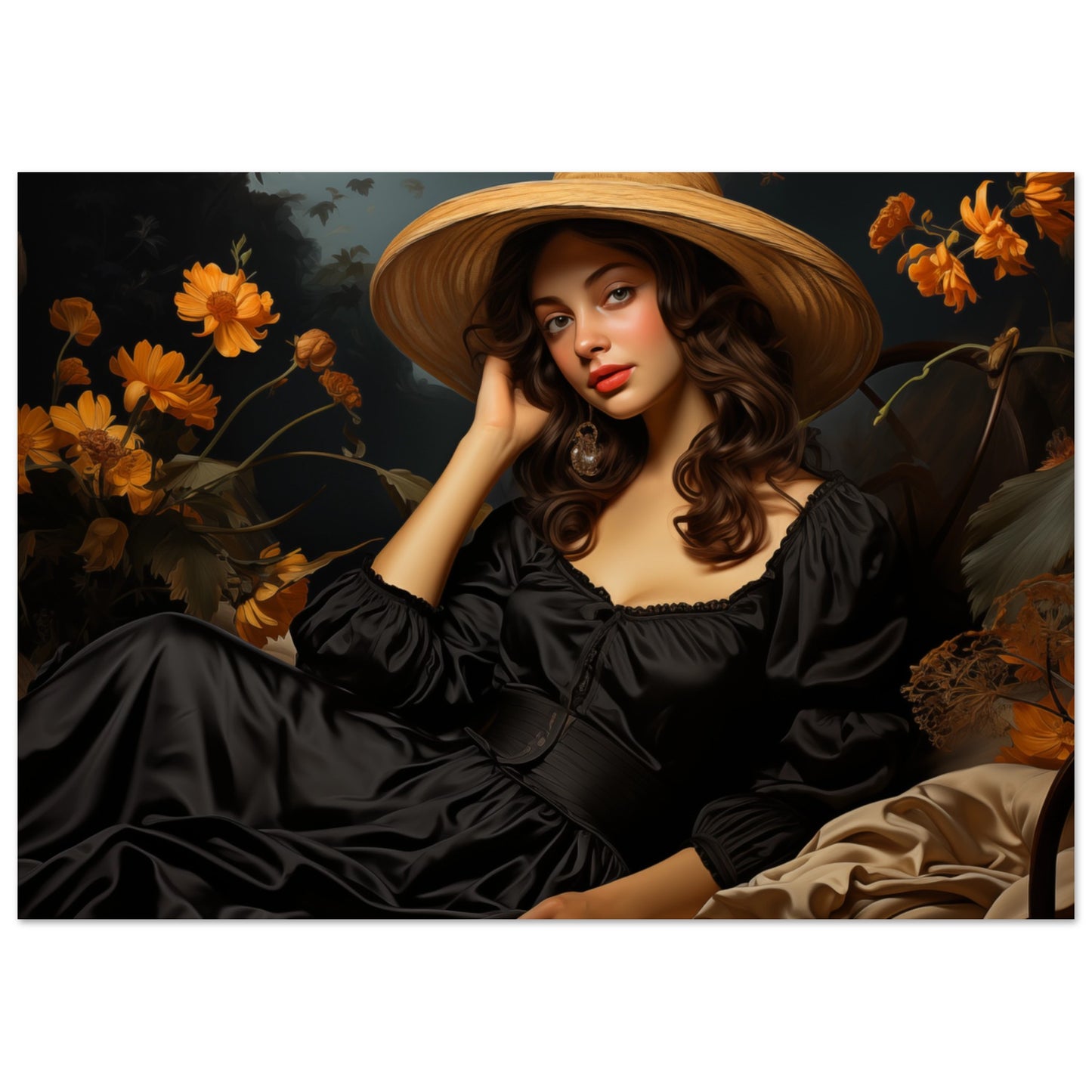 The lady in the Garden