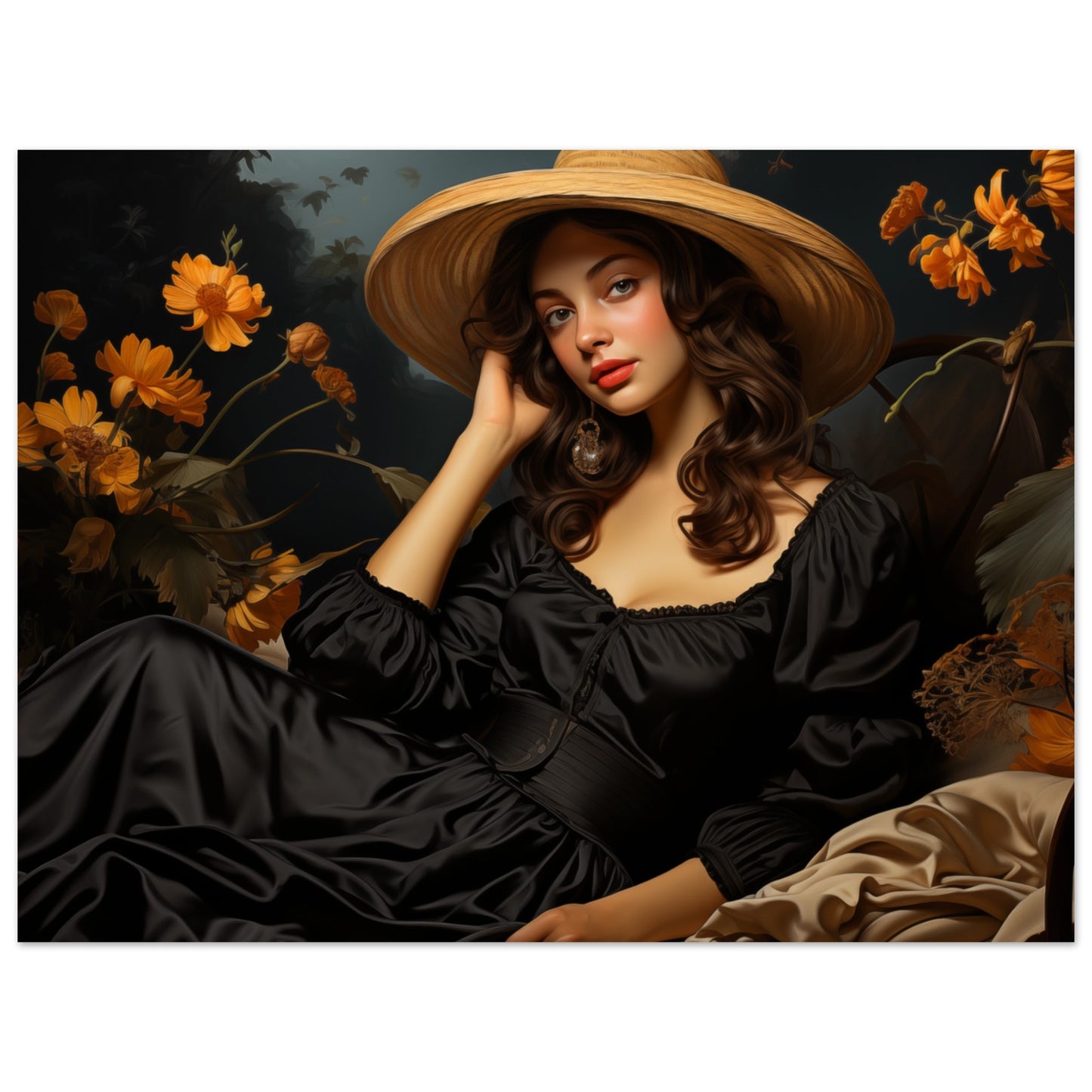 The lady in the Garden